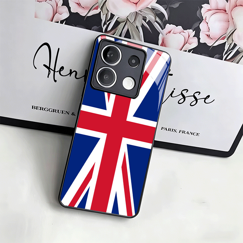Casing Ponsel Kaca Bendera Ing - Phone Cases Shein ulasan dan harga