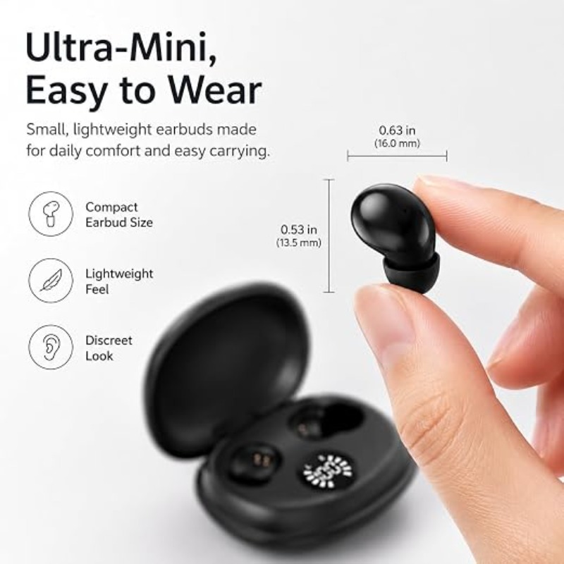 Headphone Nirkabel Mini Tak Te - Phone Cases Officeworks ulasan dan harga