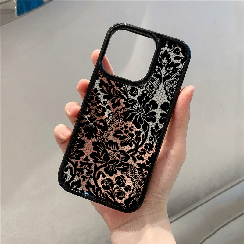 Casing Ponsel Pola Renda Bunga - Phone Cases Vintage ulasan dan harga