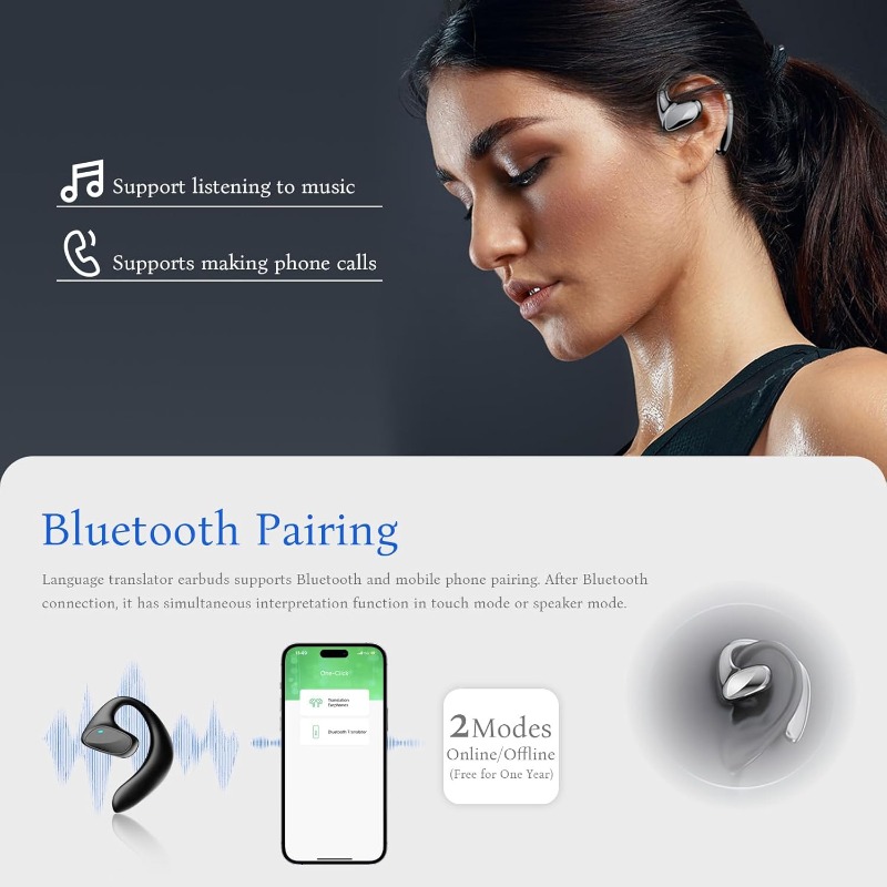 Earphone AI BT Penerjemah ke 1 - Phone Cases Officeworks ulasan dan harga