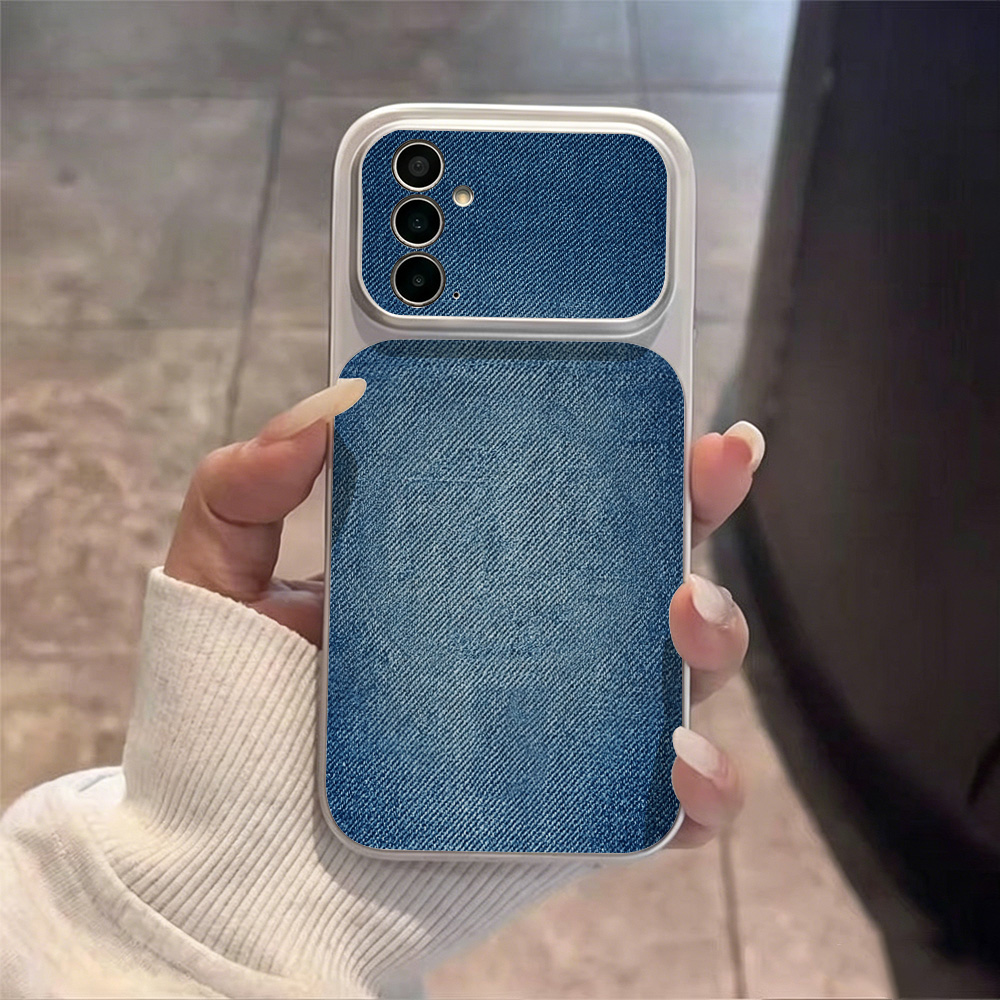 Casing Ponsel Kulit PU Denim B - Phone Cases Quality ulasan dan harga