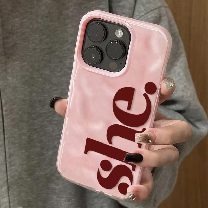 Casing Ponsel Minimal SHE Soft - Phone Cases Shein ulasan dan harga