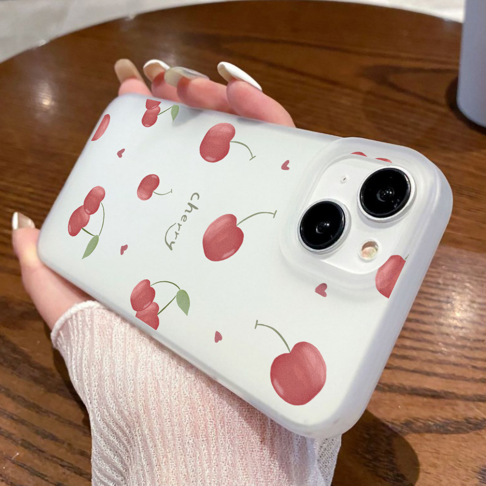 Casing Ponsel Cherry Frosted U - Matte Frosted Case ulasan dan harga