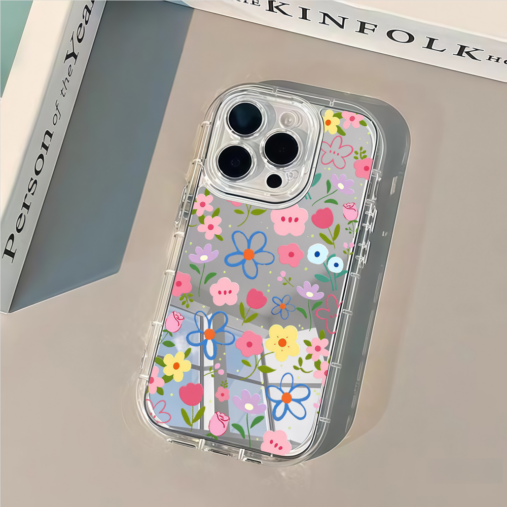 Casing Ponsel Cermin Perak Mot - Phone Cases Korea ulasan dan harga