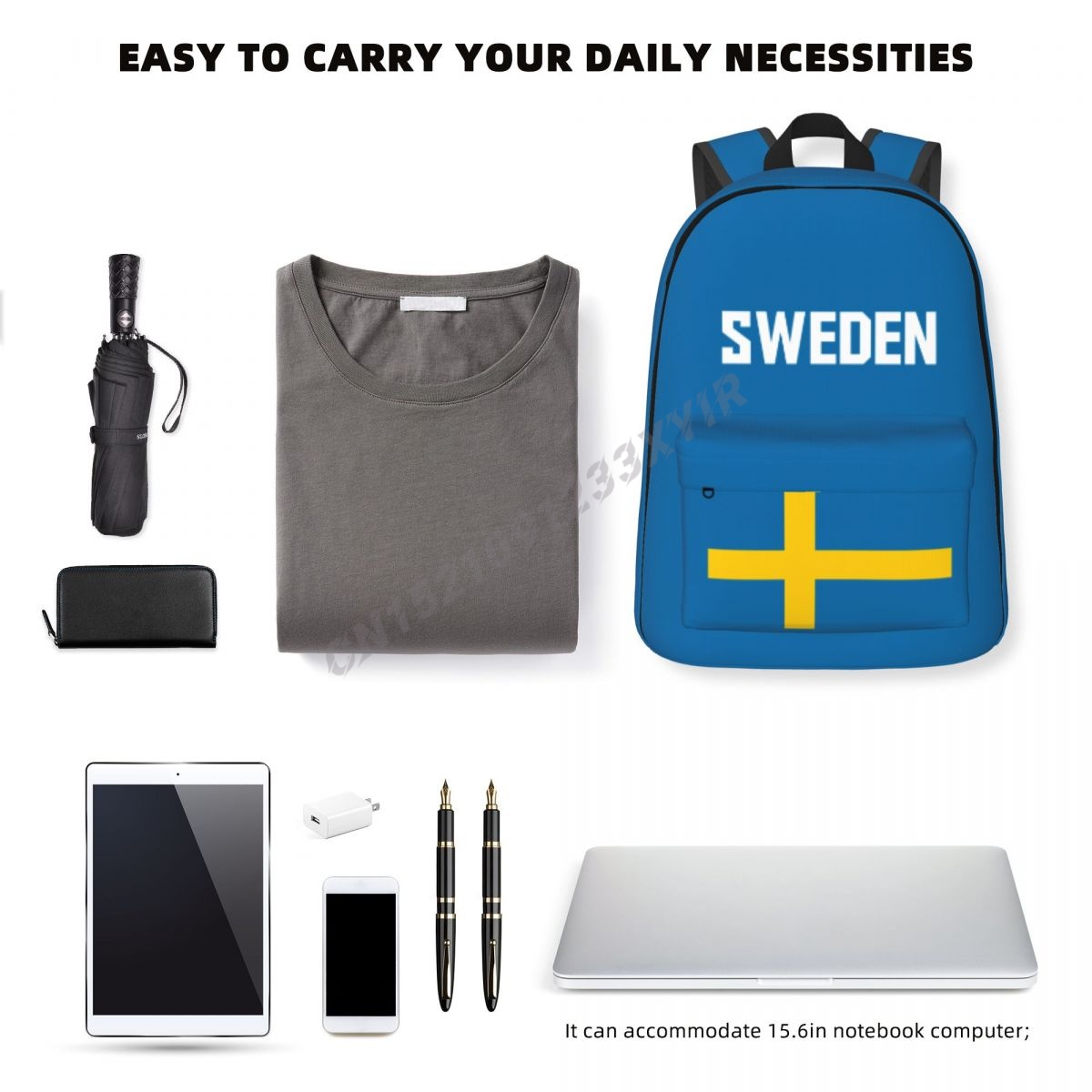 Ransel Uniseks Bendera Swedia  - Phone Cases Sweden ulasan dan harga