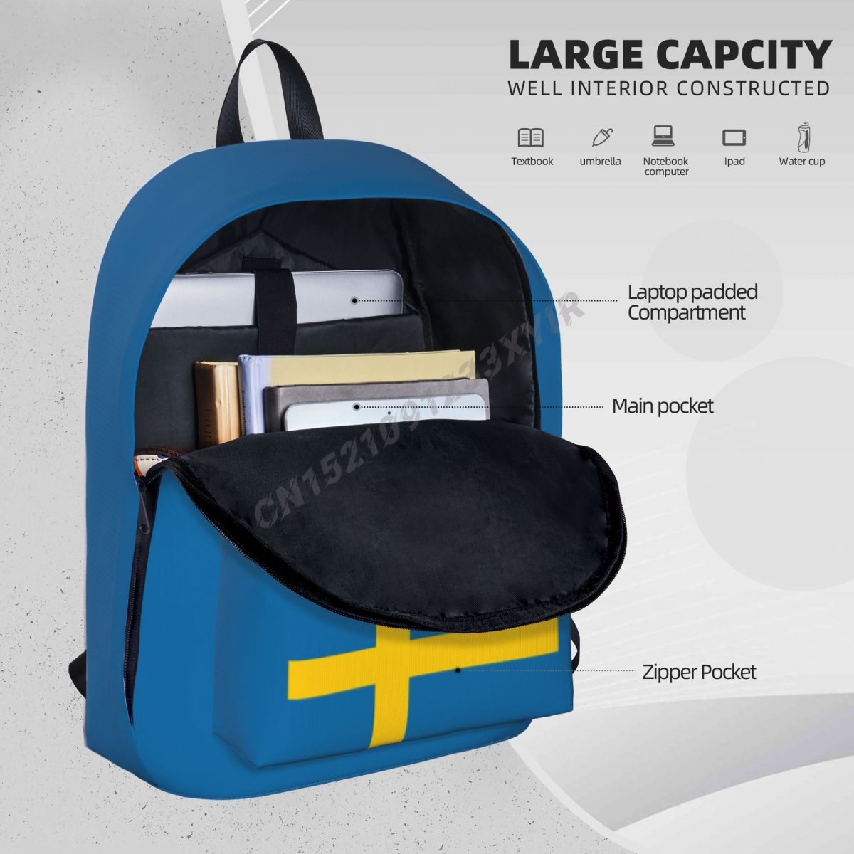 Ransel Uniseks Bendera Swedia  - Phone Cases Sweden ulasan dan harga