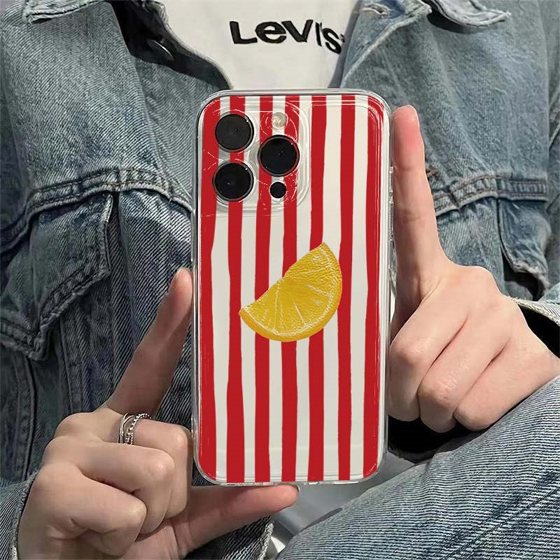 Casing Ponsel Desain Garis Lem - Phone Cases Red ulasan dan harga