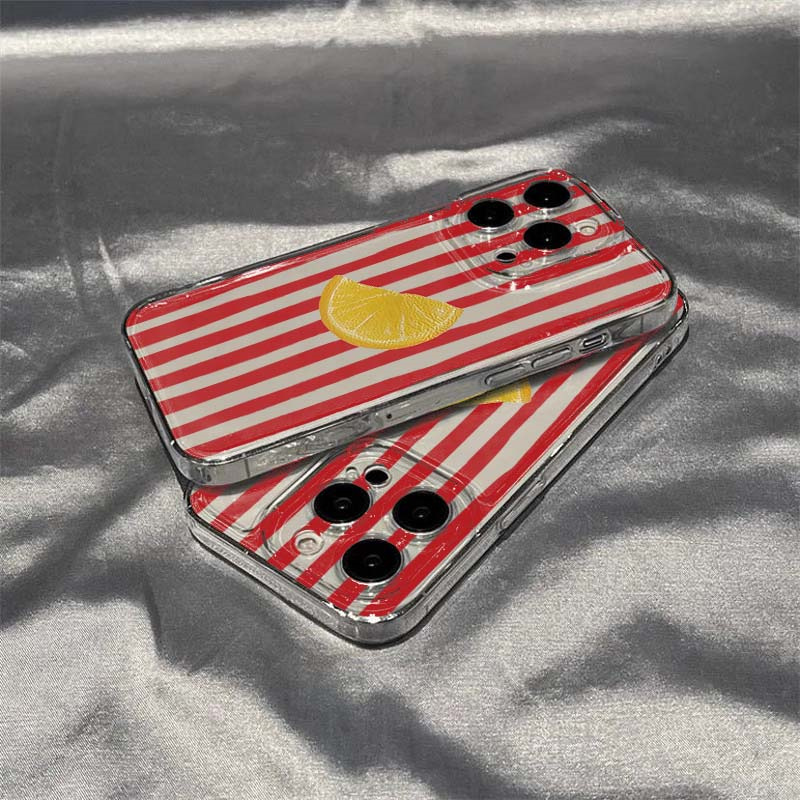 Casing Ponsel Desain Garis Lem - Phone Cases Red ulasan dan harga
