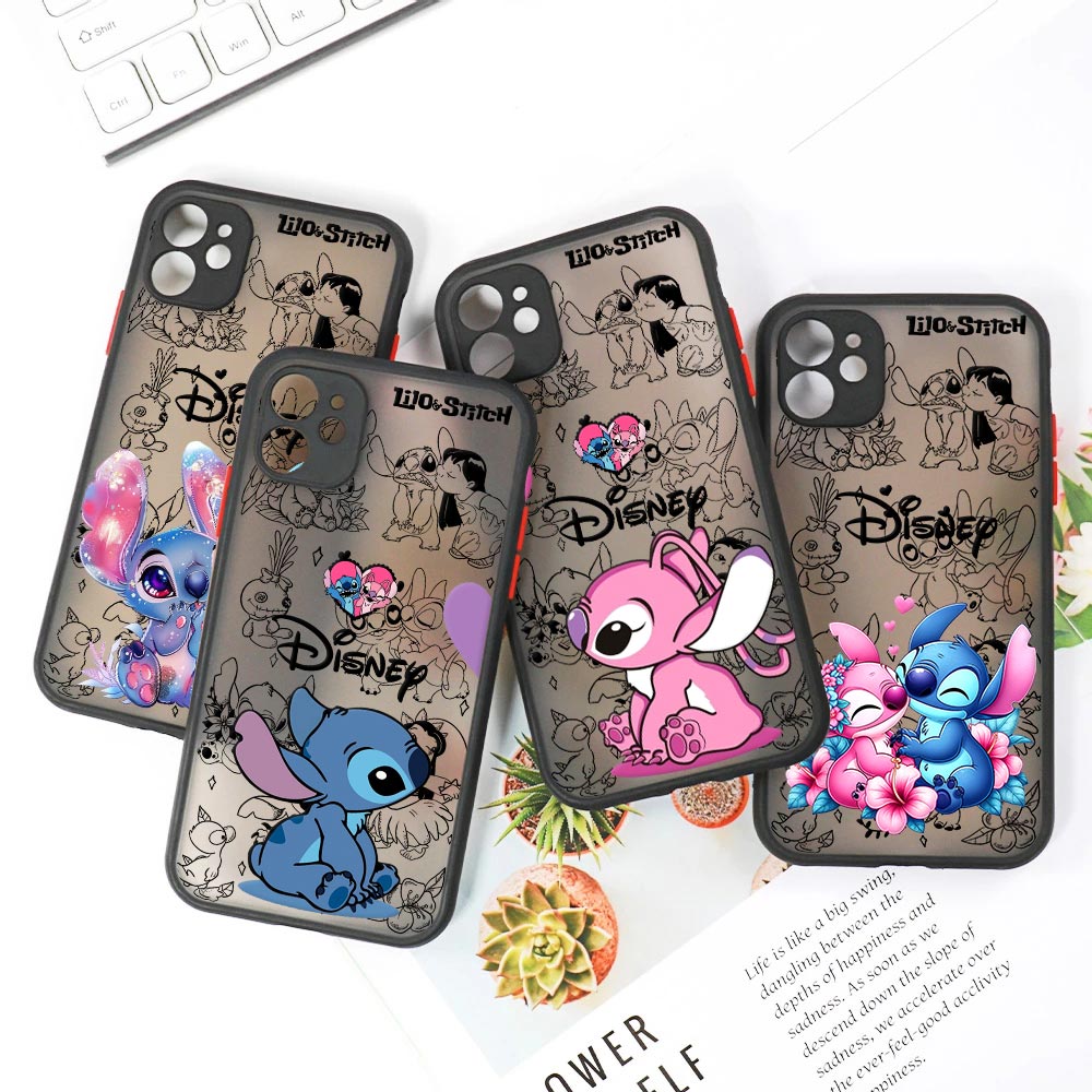 Casing Transparan Lilo Stitch  - Rugged Armor Case ulasan dan harga