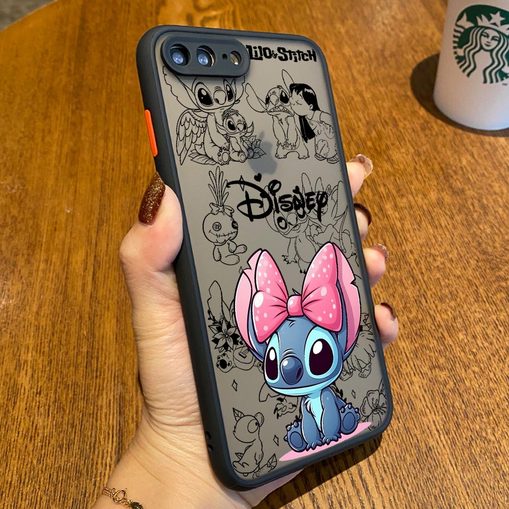 Casing Transparan Lilo Stitch  - Rugged Armor Case ulasan dan harga